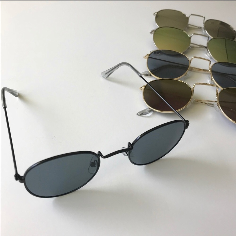 RETRO ROUND COLORED AVATAR SUNGLASSES - Picture 5 of 8